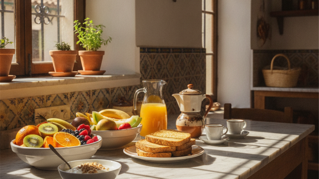 desayunos saludables familia mesa espana