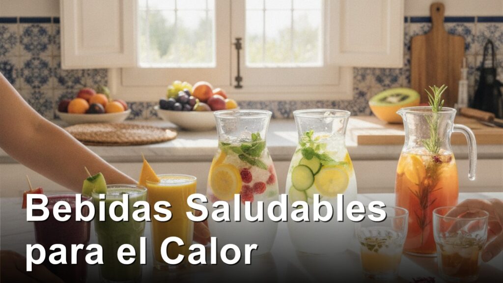 bebidas saludables verano hidratacion