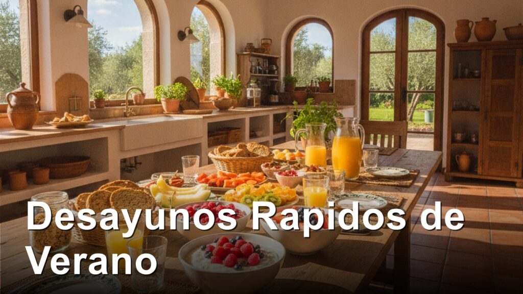 desayunos saludables de verano frescos y rapidos