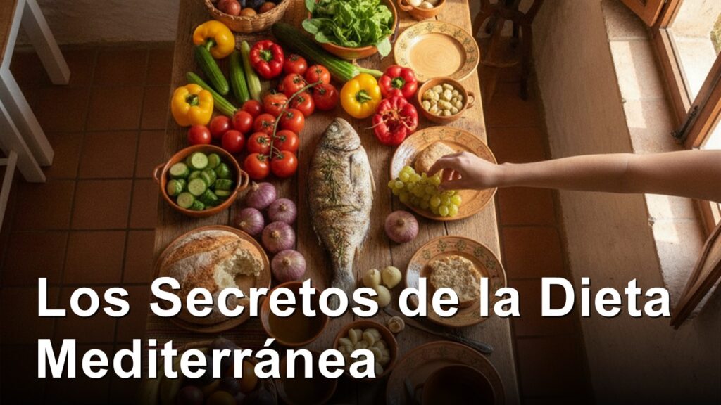 dieta mediterranea alimentos frescos mesa