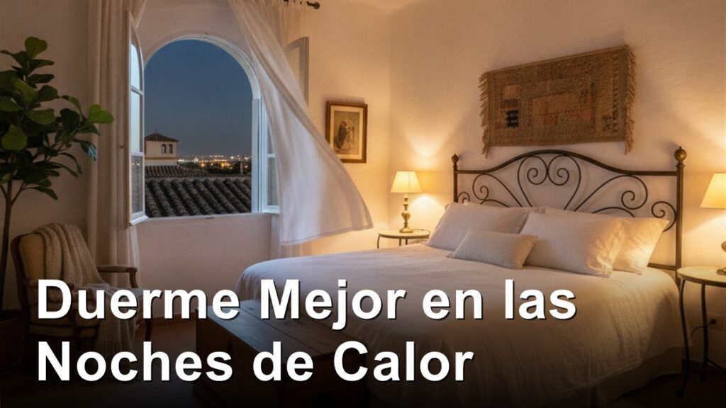 dormitorio relajante para dormir mejor en verano
