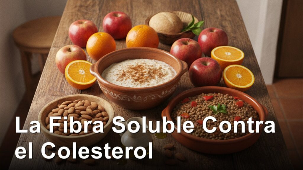 fibra soluble colesterol avena legumbres