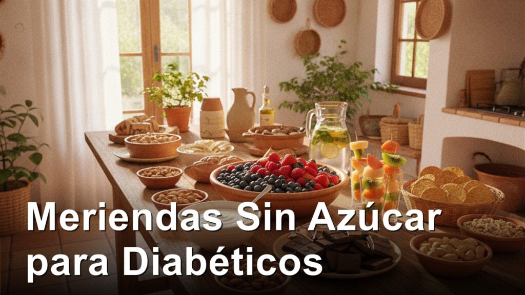 meriendas y postres bajos en azucar para diabeticos