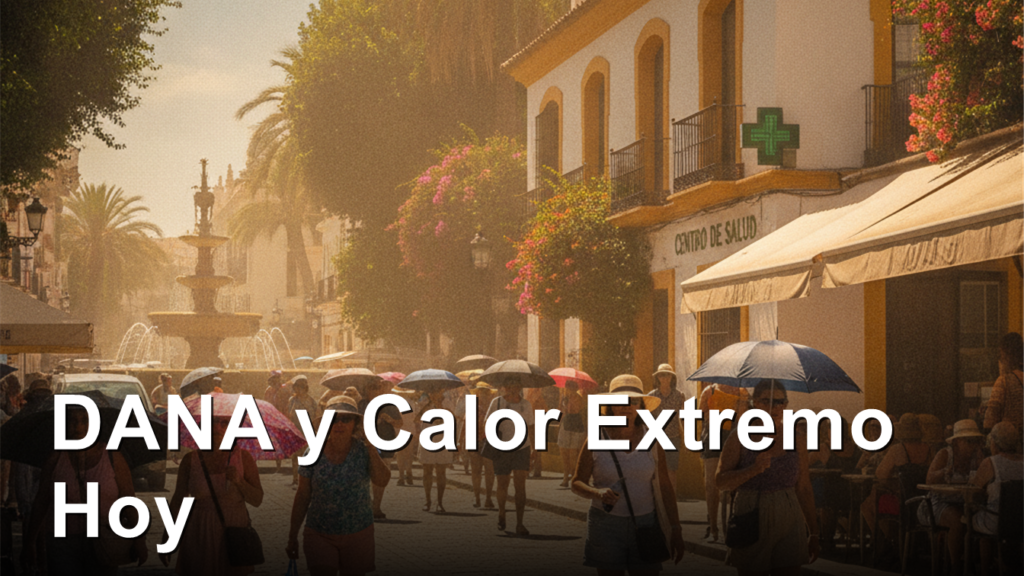 Calor extremo y DANA en Espana, noticias de salud