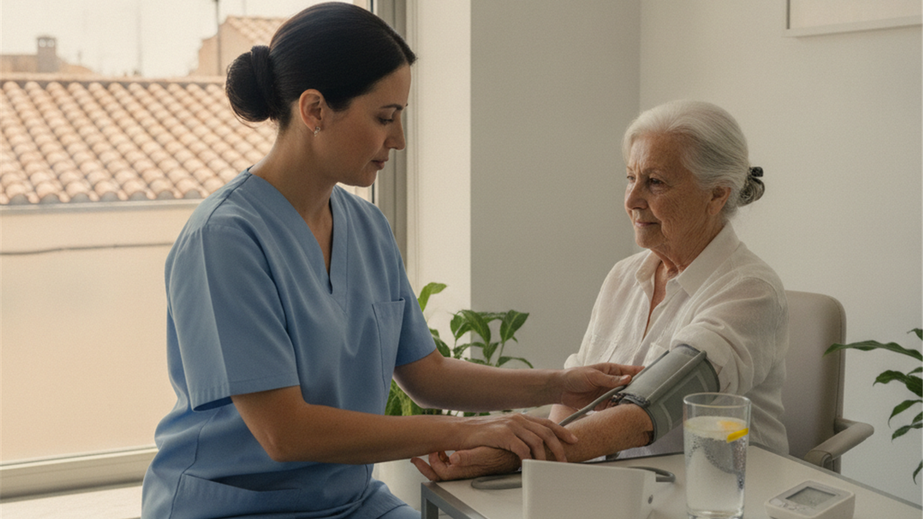 Atencion medica durante ola de calor en Espana