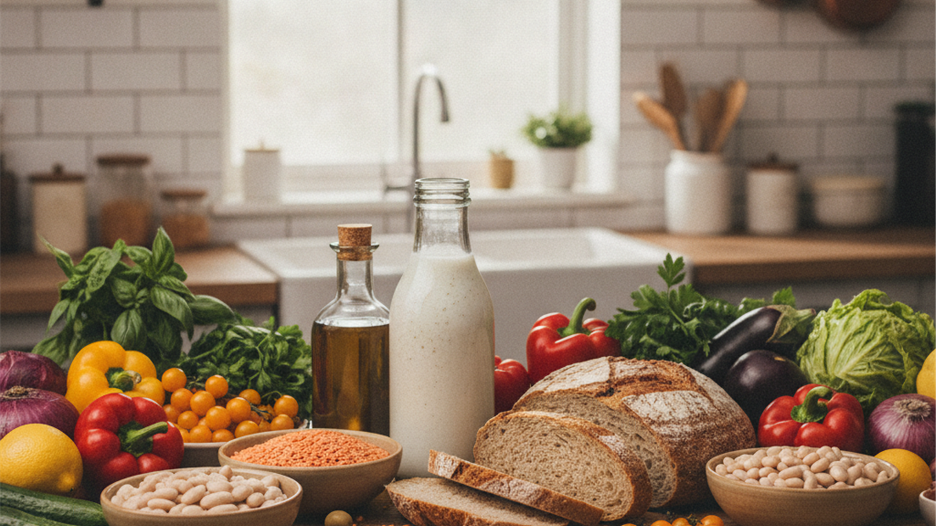 Alimentos mediterraneos saludables