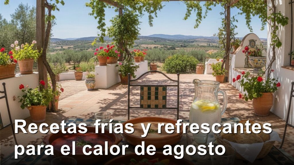 recetas frias verano mesa gazpacho salmorejo terraza