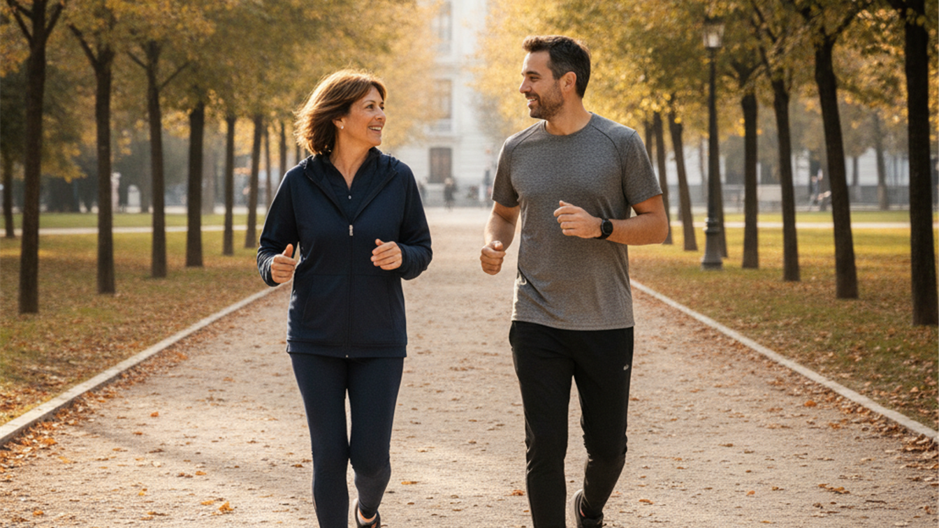 alimentos para el estrenimiento y ejercicio caminar