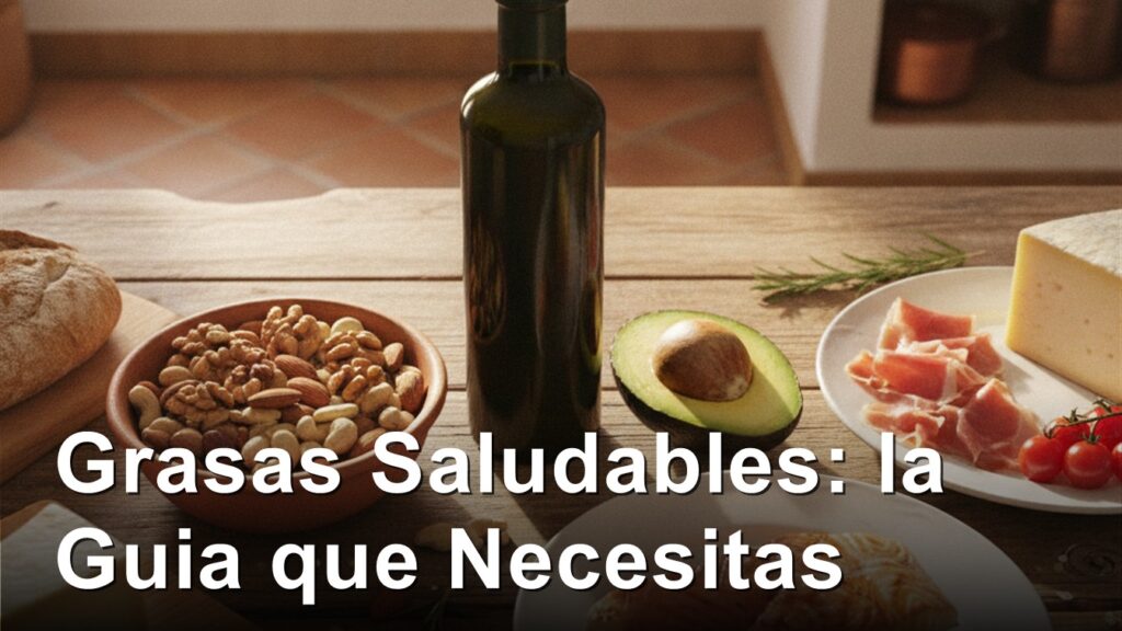 grasas saludables aceite oliva frutos secos aguacate