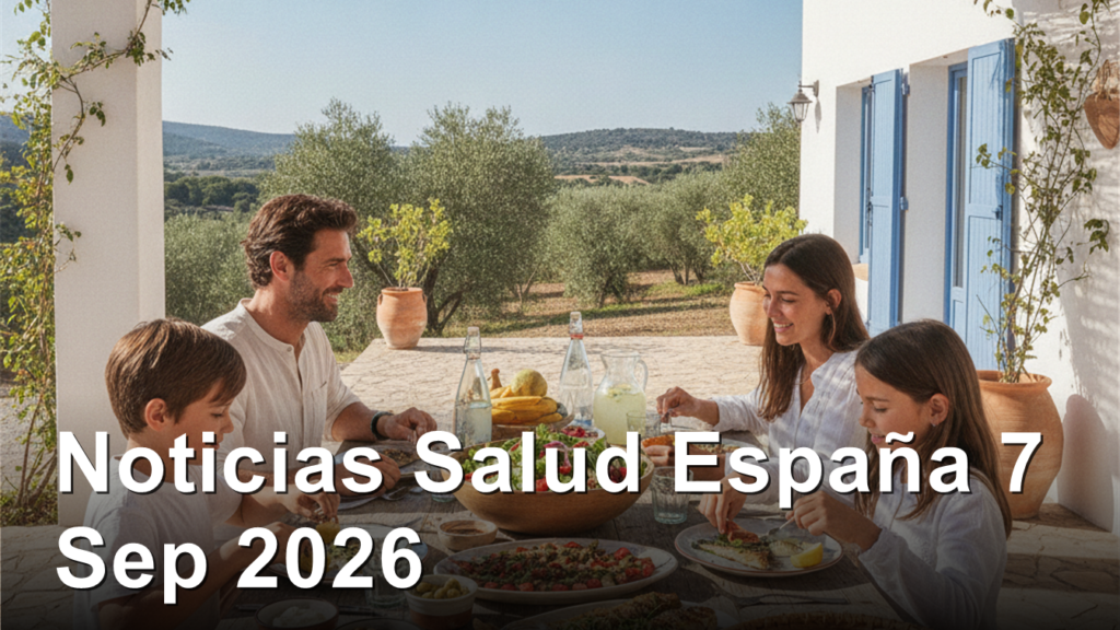 noticias salud espana 7 septiembre 2026