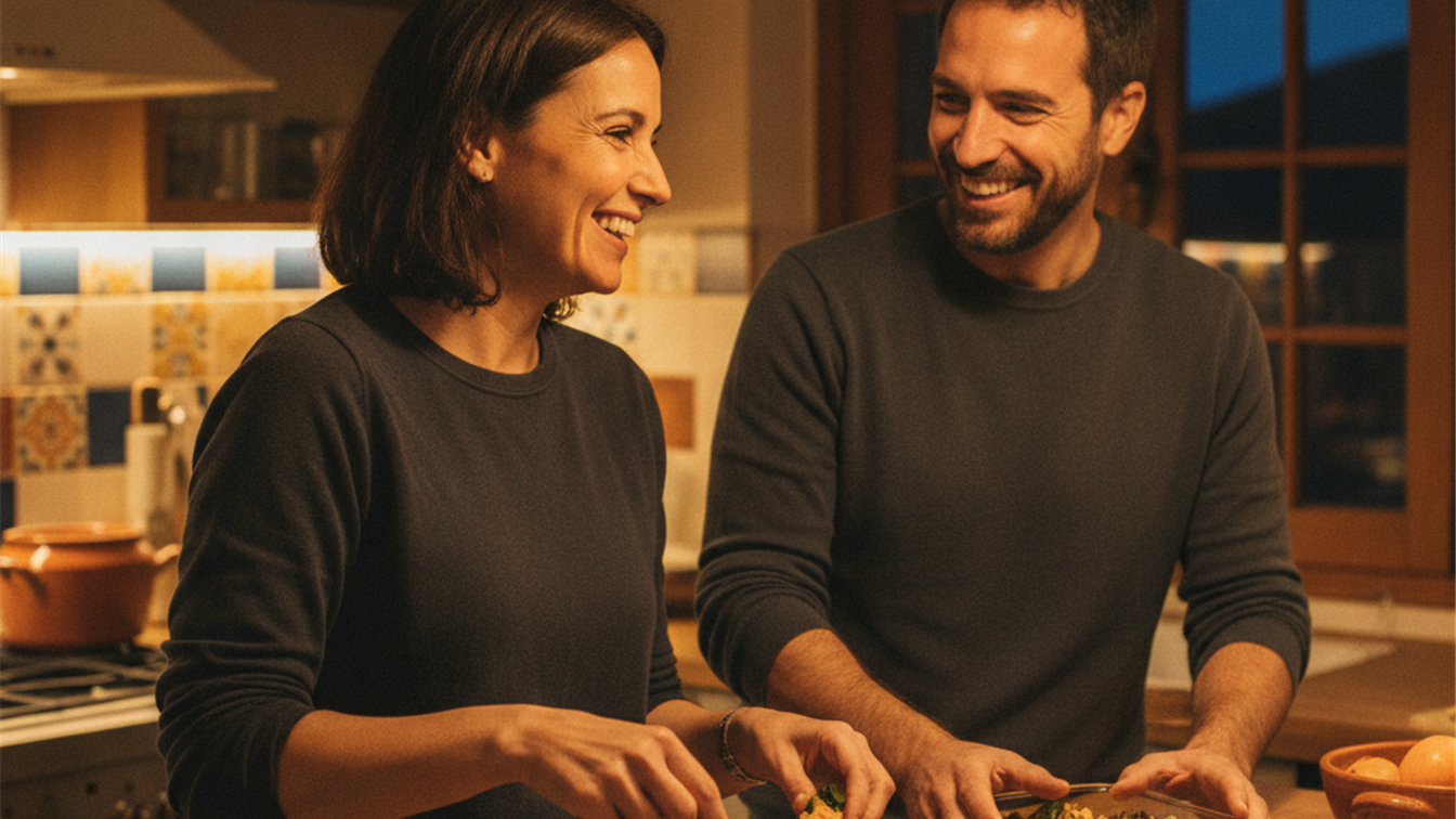 taper saludable para el trabajo preparado en casa en pareja