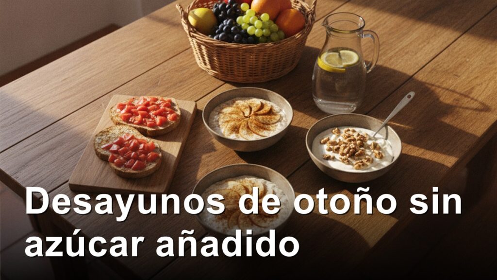 desayunos familiares sin azucar anadido mesa otono