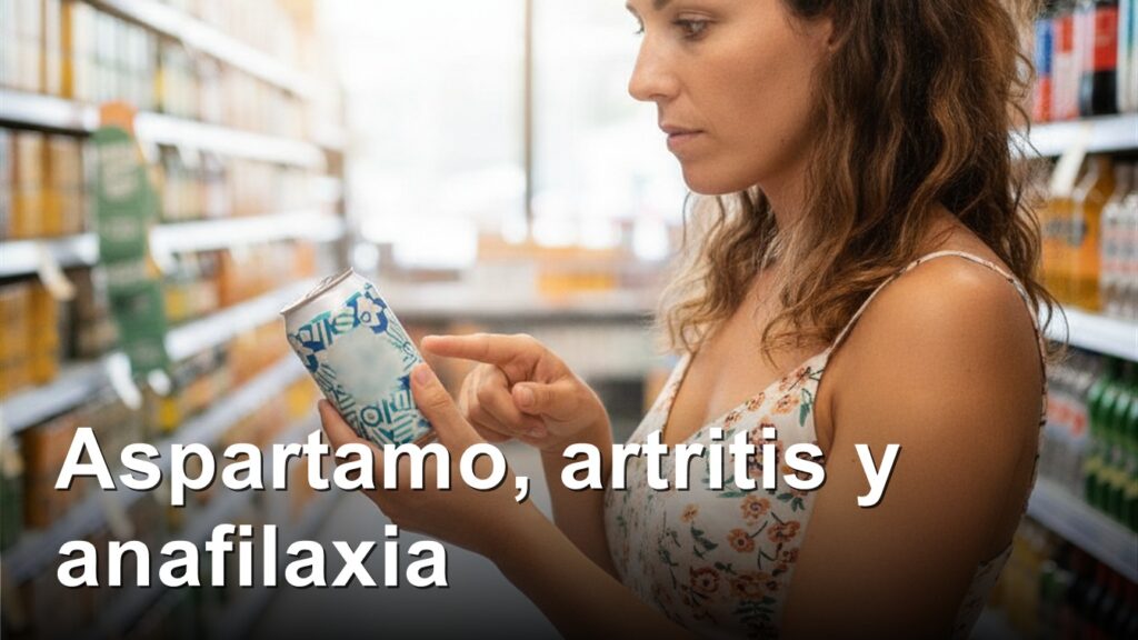 Aspartamo, artritis reumatoide y anafilaxia escolar